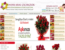 Tablet Screenshot of pendikkralcicekcilik.com